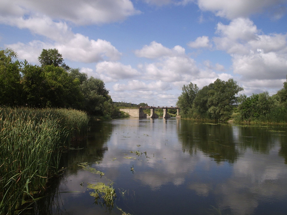 Image - The Aidar River in Starobilsk, Luhansk oblast.